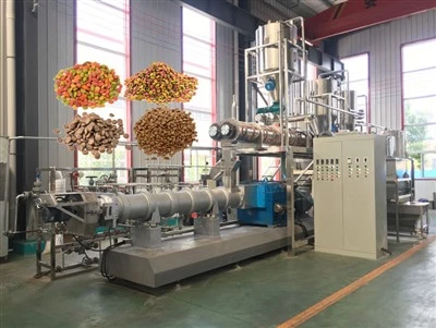 500 kg Automatisk Industry Pet Food Full produktionslinje
