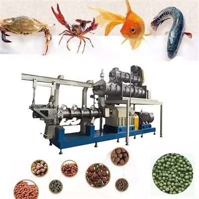 Flytande sjunkande produktionslinje för fiskfoder