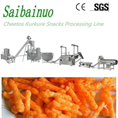 Fried Baking Kurkure Equipment Line